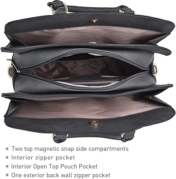 Women’s Handbag Set Tote Satchel Shoulder Bag 2PCS