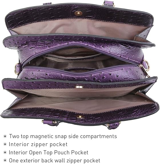 Women’s Handbag Wallet Set Tote Shoulder Satchel 2PCS