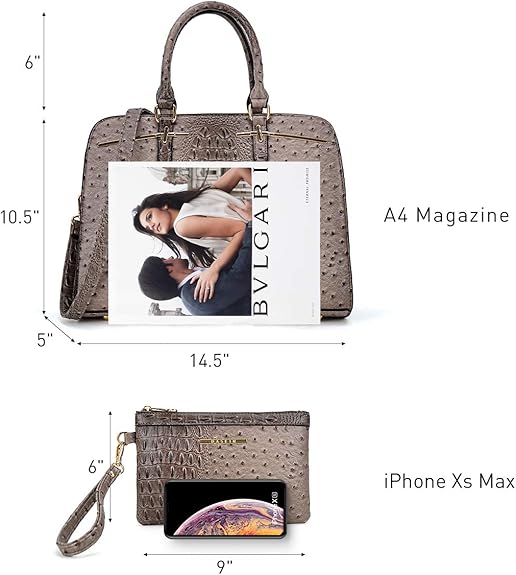 Women’s 2-Piece Hobo Tote Bag Set with Top Handle