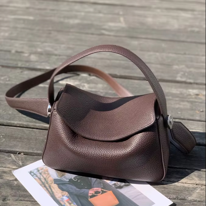 Custom Brand Leather Handbag Ladies Fashion Messenger Bag