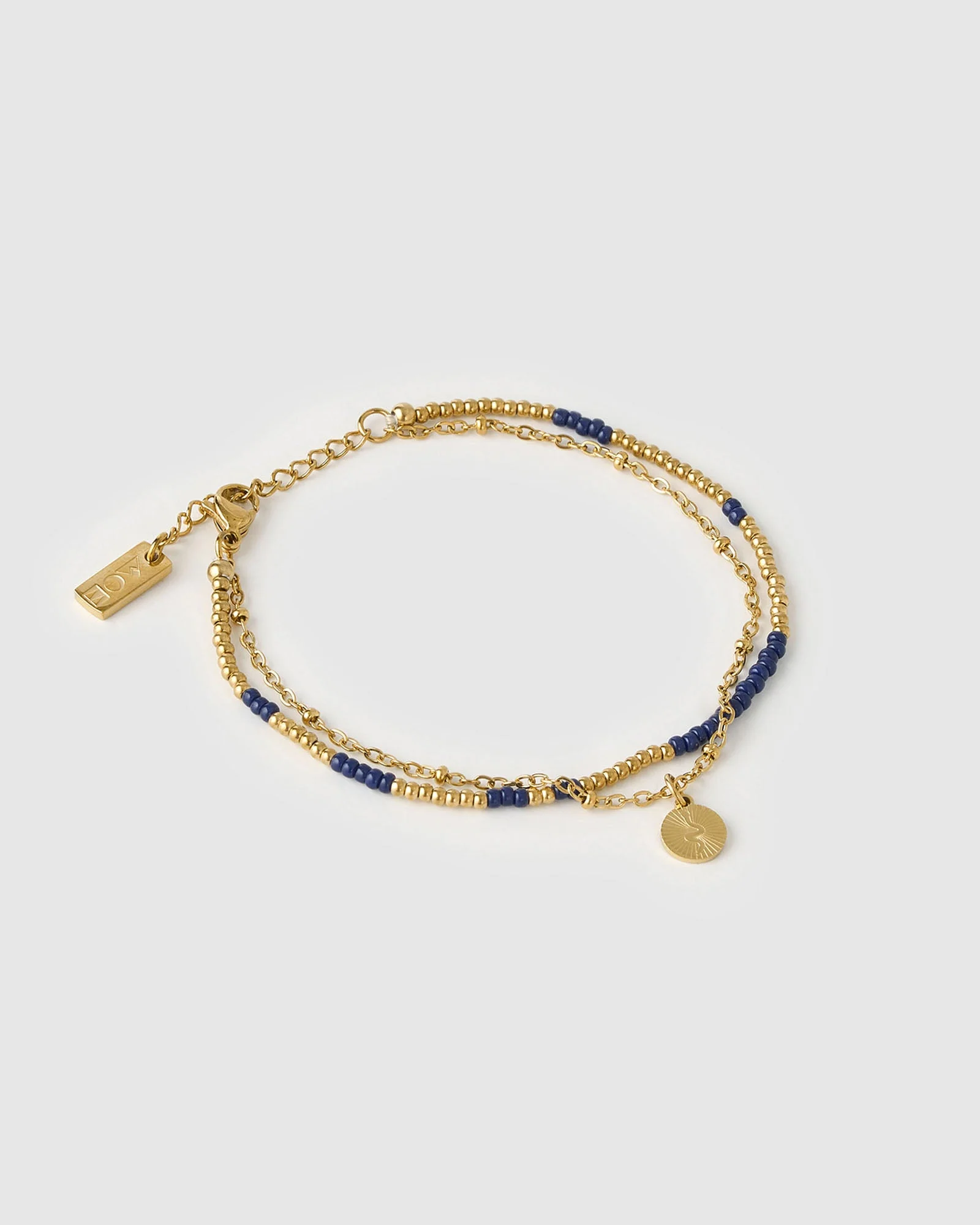Cobra Gold Bracelet - Midnight