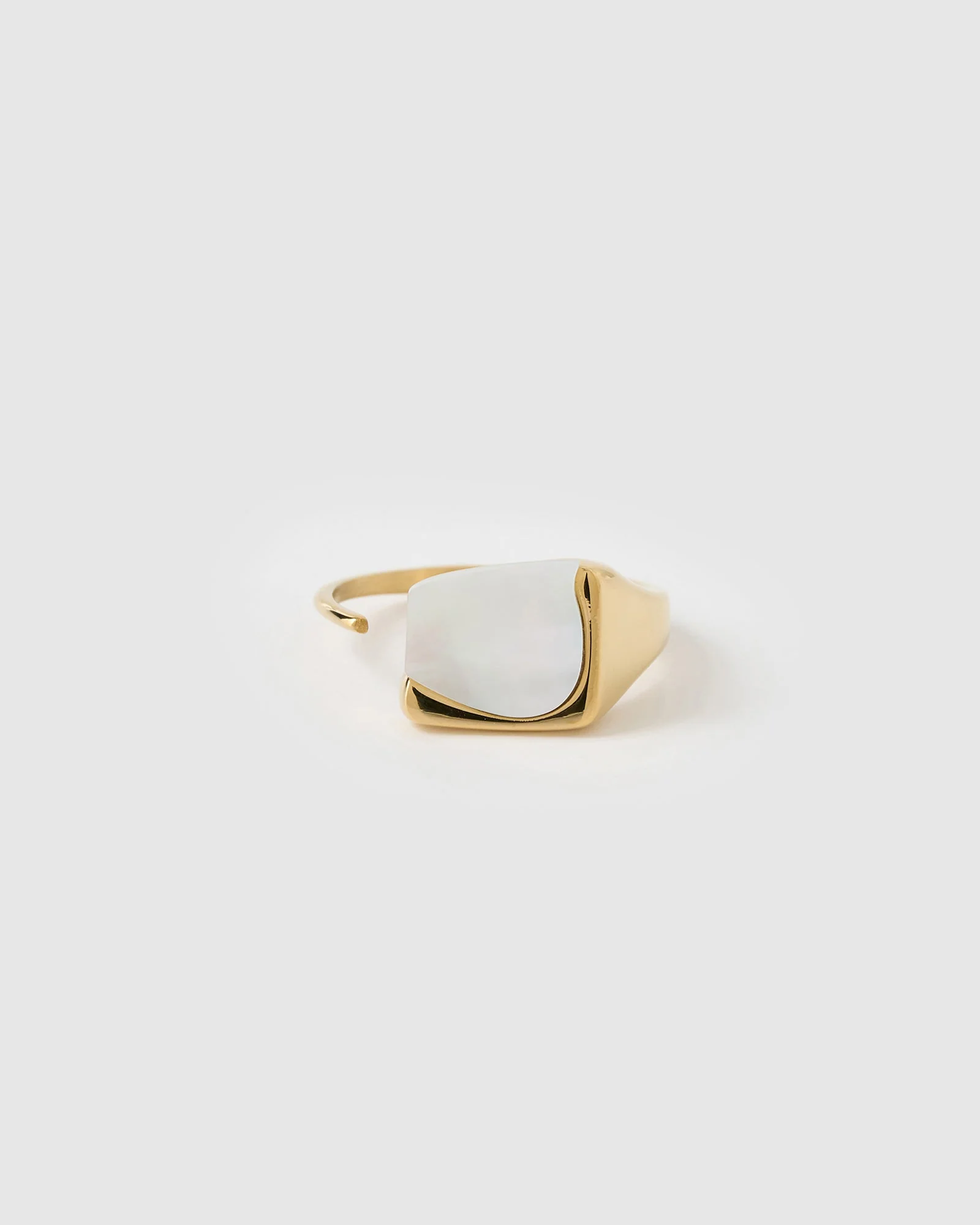 Gold and Mother of Pearl Ring