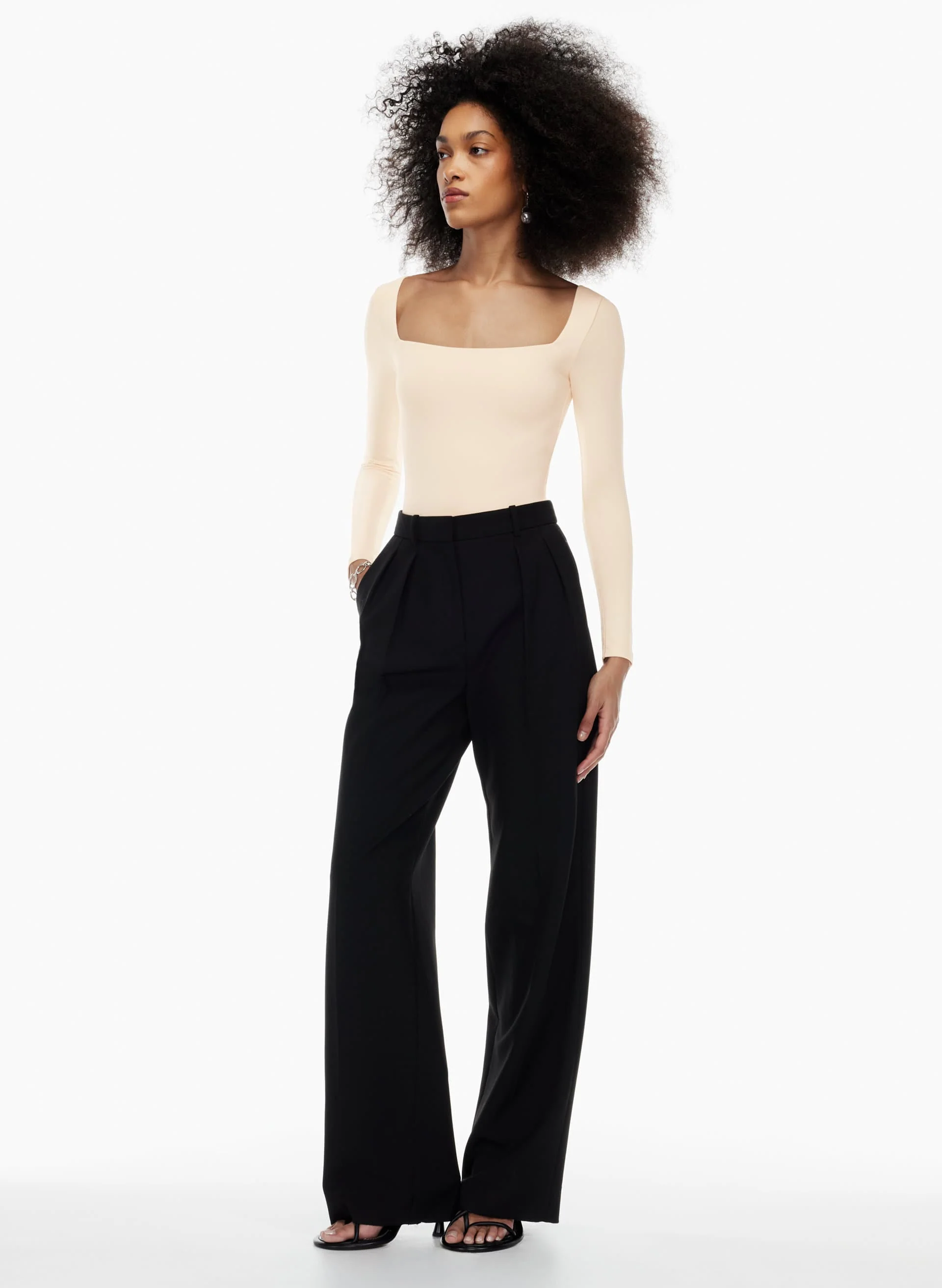 Contour Squareneck Longsleeve Bodysuit