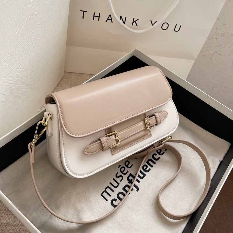 New luxury design soft PU shoulder ladies messenger bag