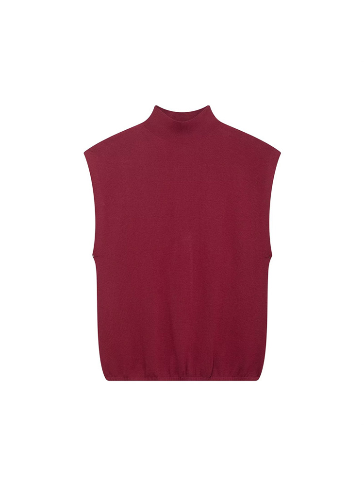 Women's Spring 2025 New Fashion Knitted Vest Tops Retro Sleeveless Solid Color Casual Women's Tops