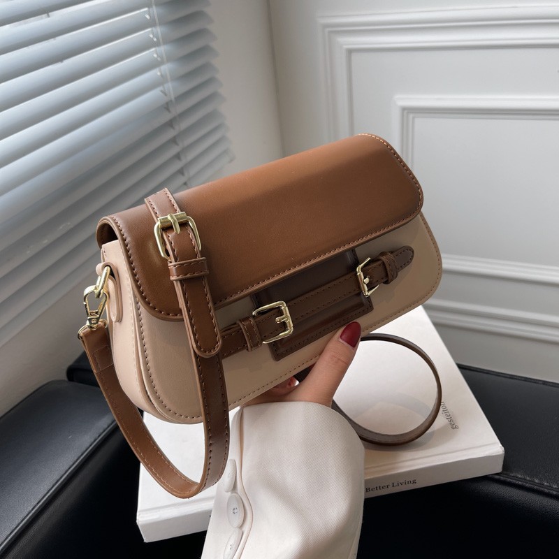 New luxury design soft PU shoulder ladies messenger bag