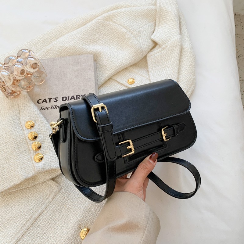 New luxury design soft PU shoulder ladies messenger bag