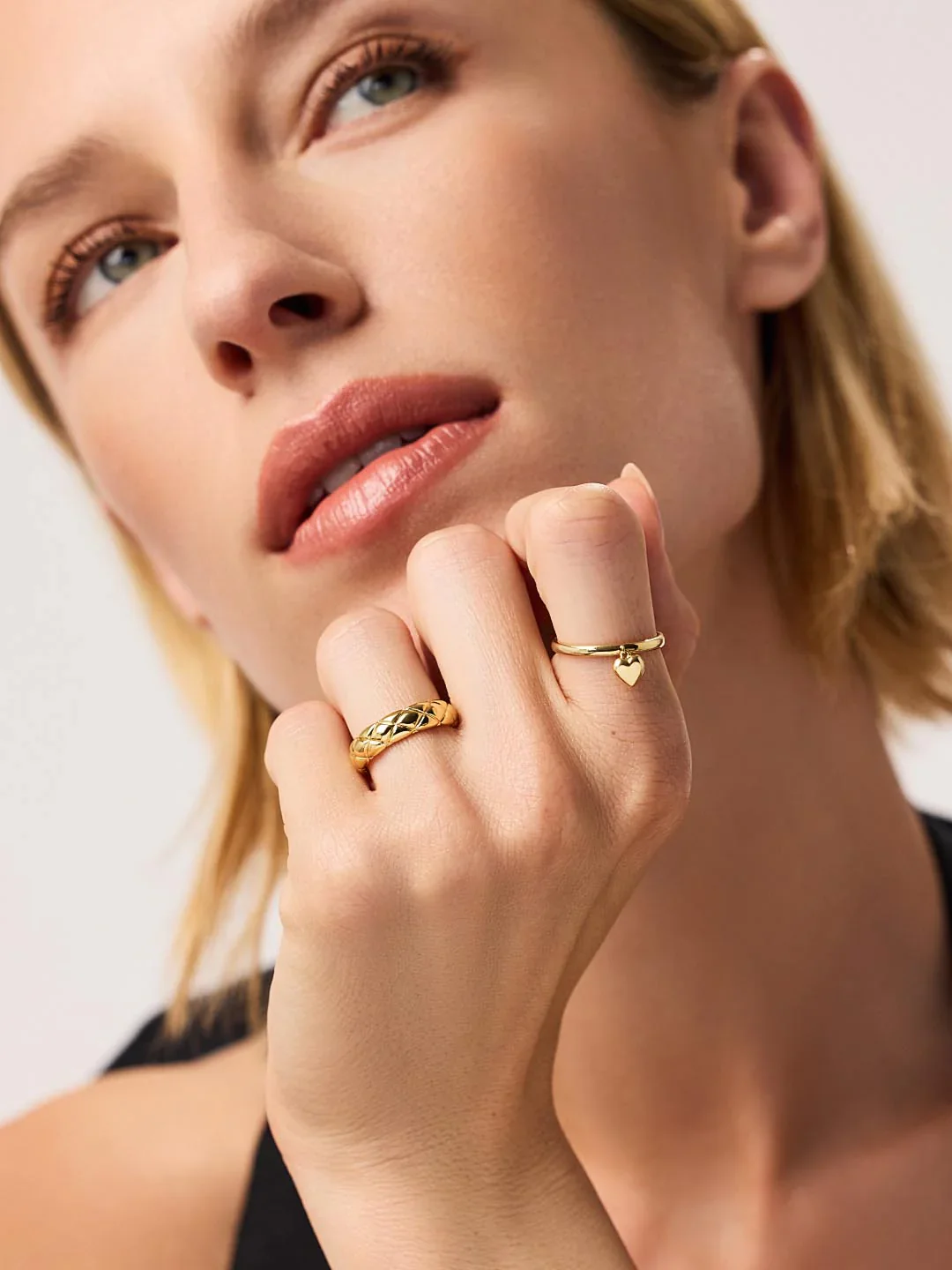 Golden Twist Ring