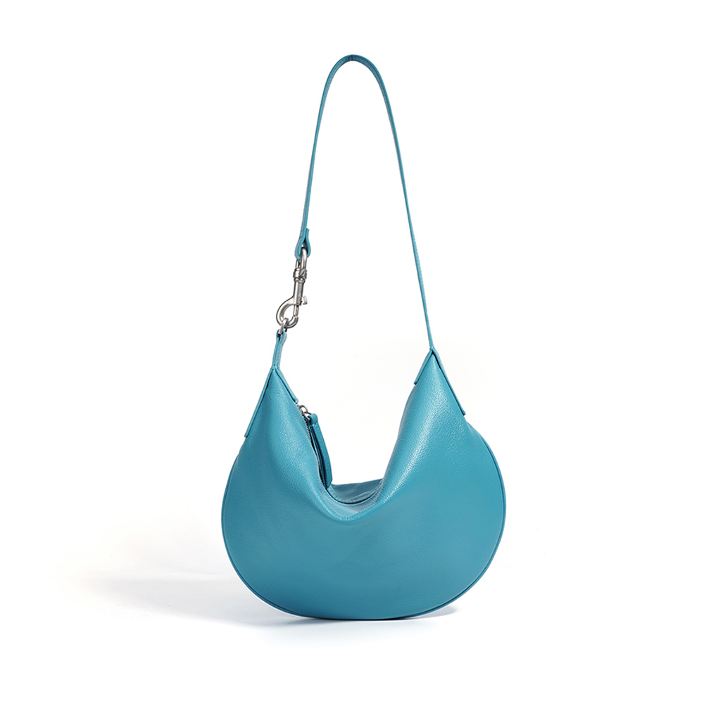 Vintage Luxury Genuine Leather Women Hand Bag Real Leather Small Shoulder Saddle Bag