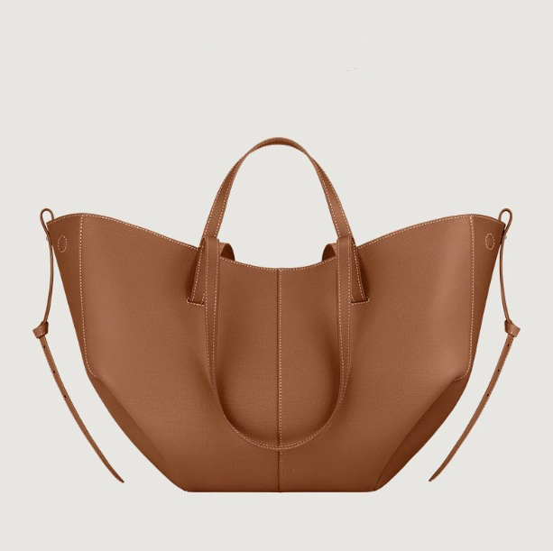 Brand new designer famous brand large capacity genuine leather women's handbag luxury women's carved handbag