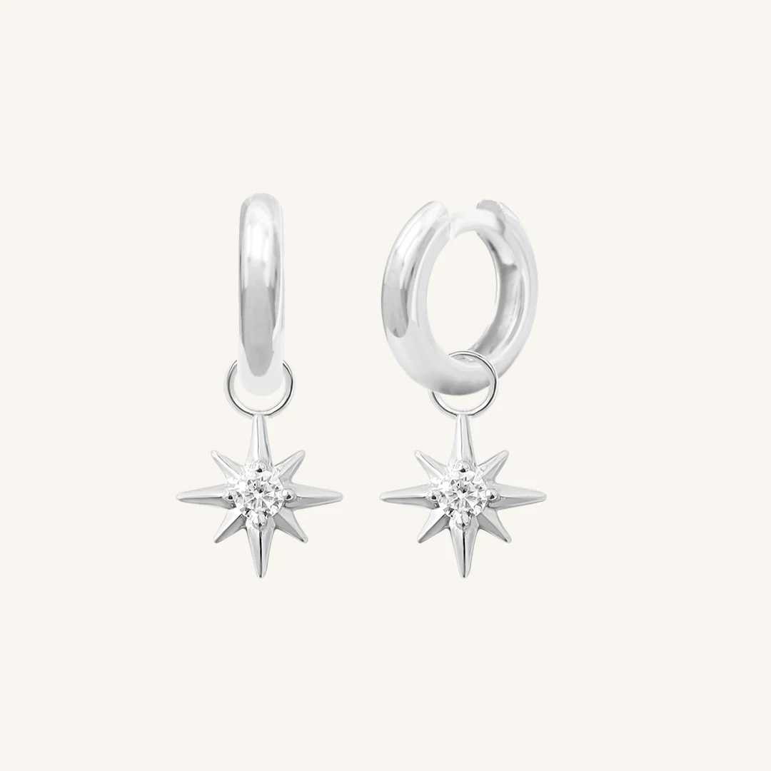 Contentment Star Plain Hoops