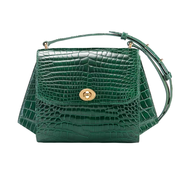 Elegant Design High Quality Hand Sewn Women Genuine Crocodile Leather Skin Ladies Shoulder Bag Luxury Leather Sling Bag