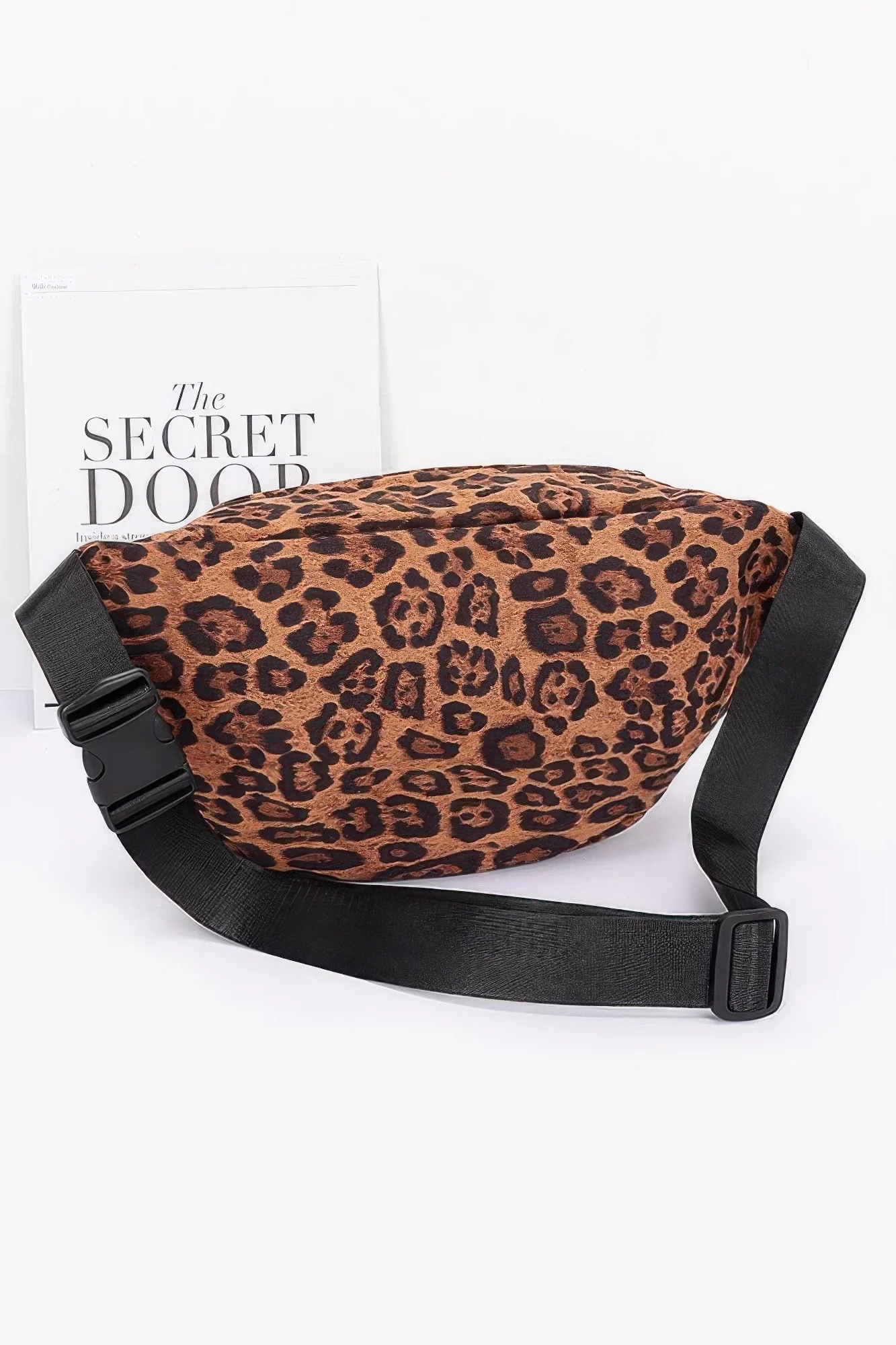 Faux Suede Crossbody Bag