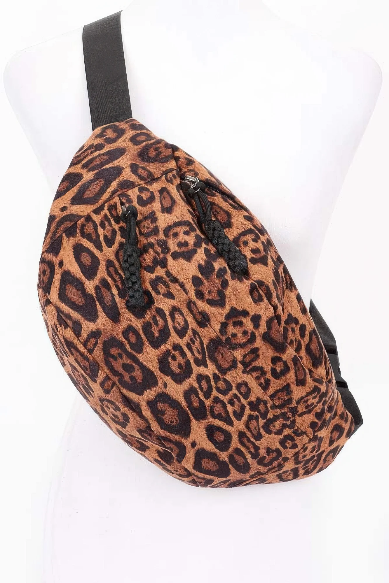 Faux Suede Crossbody Bag