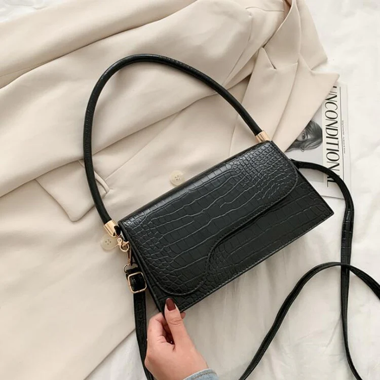 Designer Shoulder Bag Alligator Pattern Armpit Bags Crossbody