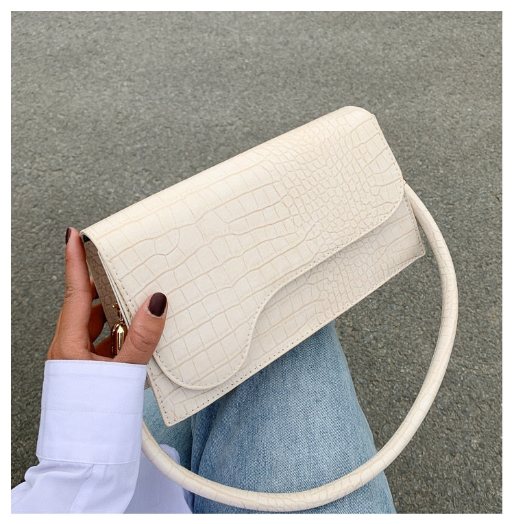 Designer Shoulder Bag Alligator Pattern Armpit Bags Crossbody