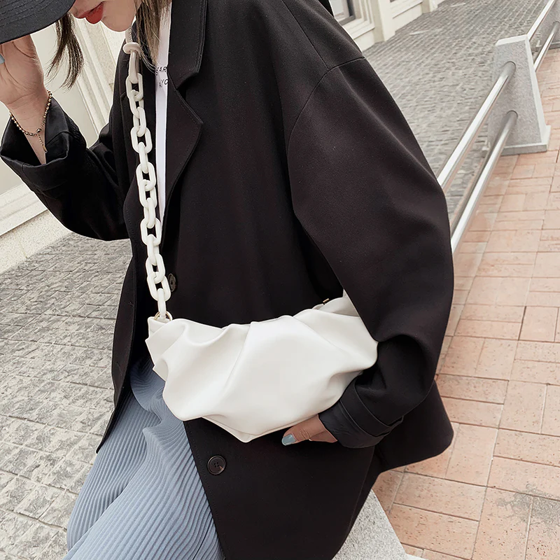 Thick Chain Shoulder Messenger Handbags Summer New Luxury Cross Body Bag