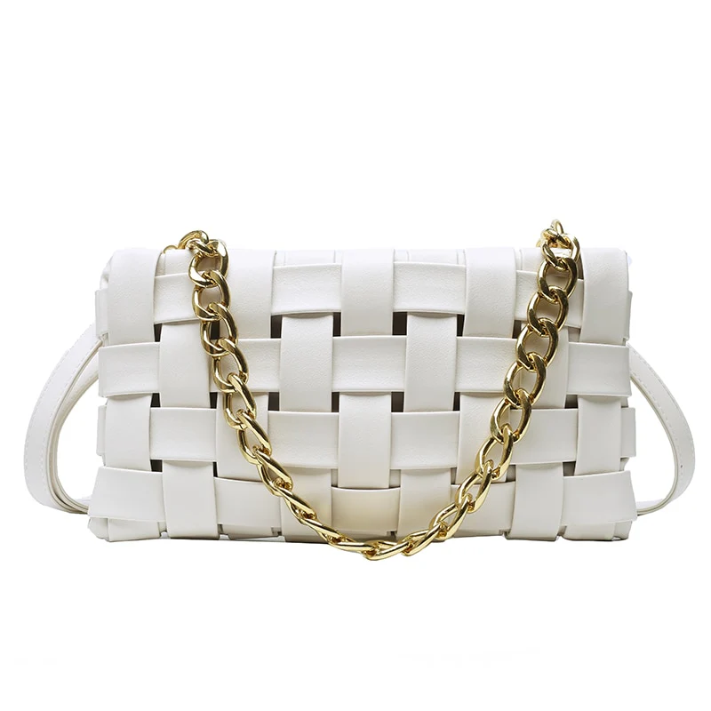 Small PU Leather Cross Bags For Women Luxury Shoulder Handbags Chain Bag
