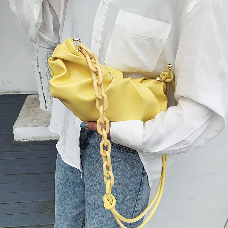 Thick Chain Shoulder Messenger Handbags Summer New Luxury Cross Body Bag