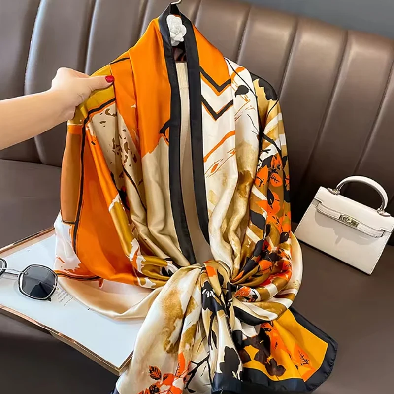 Popular Women Satin Finish Shawl