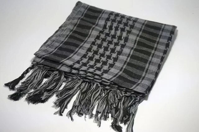 Stripe Scarf With Tassels Soft Lightweight Scarves -Thin