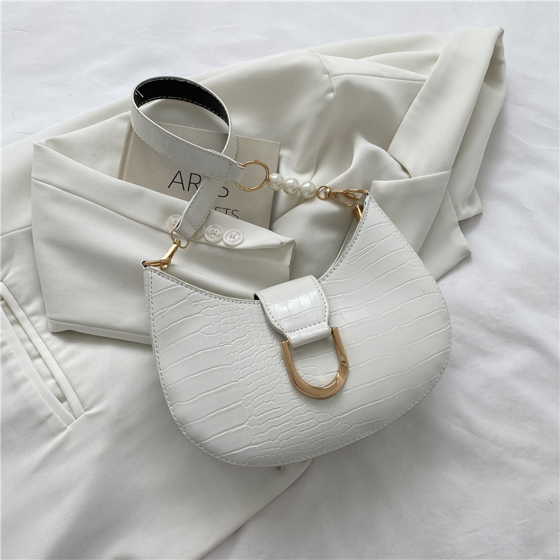 Sac Femme De Luxe 2026 Luxury Brand Women Pearl Chain Small Shoulder Leather Fashion Handbags Clutch Bags